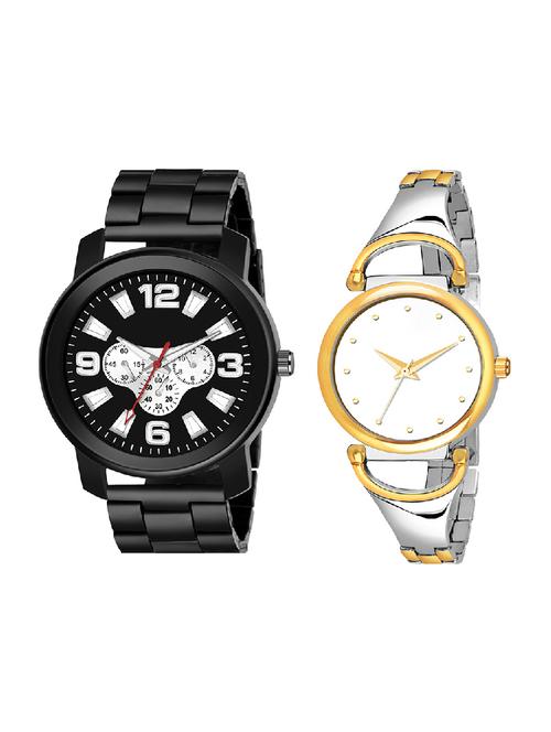 adk ad-12-25 black & gold color dial formen & girls - 16778146 - Very Small Image - 1