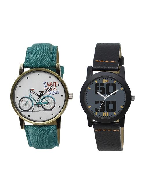 adk lk-229-251 green & black color dial forgirls - 16778160 - Very Small Image - 1