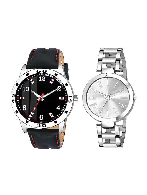 adk ad-08-21 black & silver color dial formen & girls - 16778216 - Very Small Image - 1