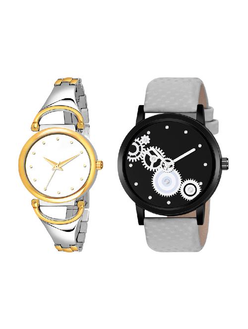 adk mt-08-ad-25 grey & gold color dial formen & girls - 16778254 - Very Small Image - 1