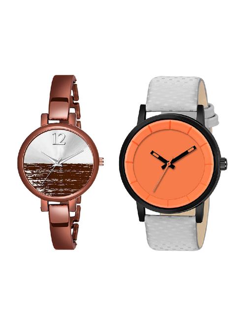 adk mt-01-ad-23 grey & brown color dial formen & girls - 16778259 - Very Small Image - 1