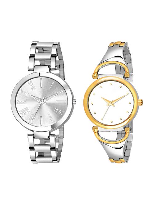 adk ad-25-21 gold & silver color dial forgirls - 16778264 - Very Small Image - 1