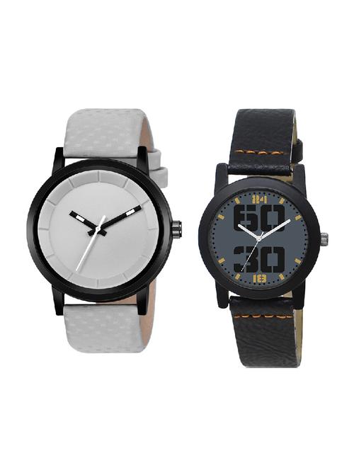 adk lk-251-mt-gkt black & grey color dial forgirls & men - 16778273 - Very Small Image - 1