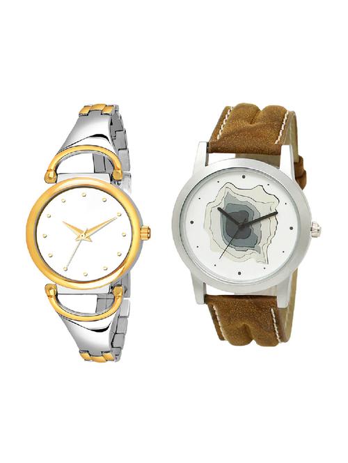 adk lk-09-ad-25 brown & gold color dial formen & girls - 16778314 - Very Small Image - 1