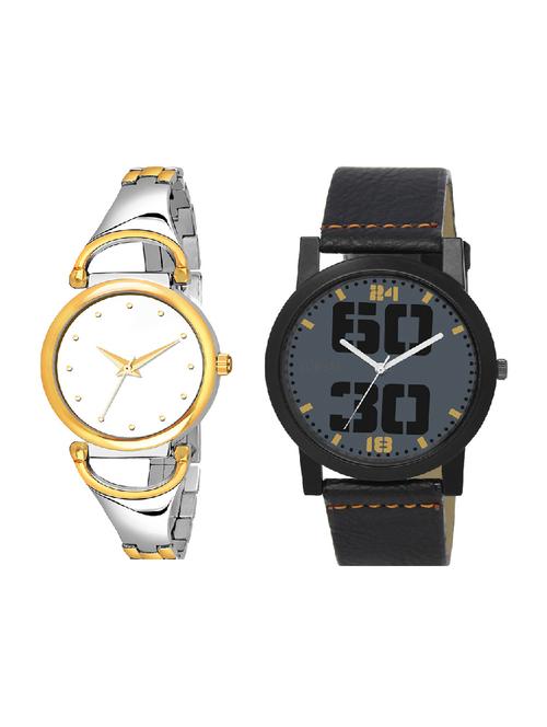 adk ad-25-lk-47 gold & black color dial forgirls & men - 16778321 - Very Small Image - 1