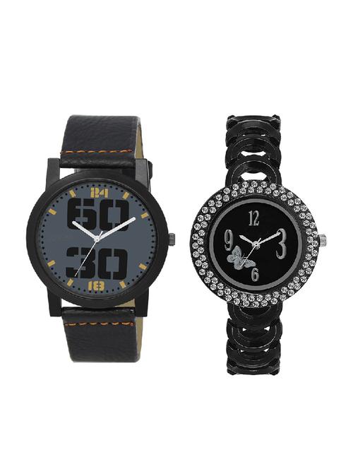 adk lk-201-47 black color dial forgirls & men - 16778327 - Very Small Image - 1