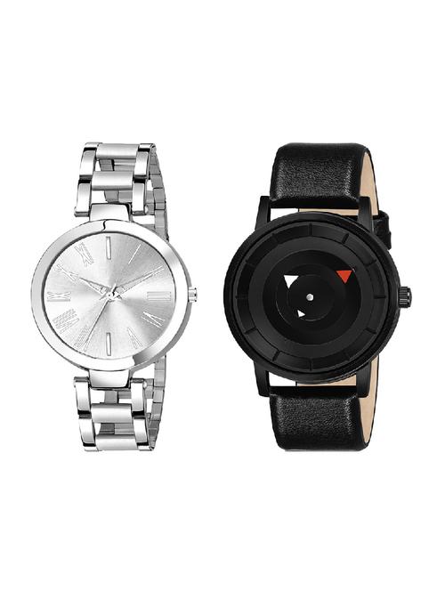 adk mt-06-ad-21 black & silver color dial forboys & girls - 16778336 - Very Small Image - 1