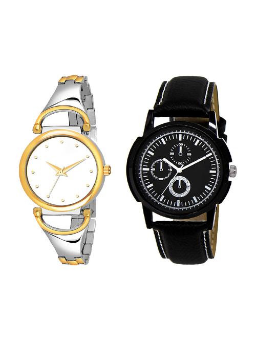 adk lk-13-ad-25 black & gold color dial formen & girls - 16778338 - Very Small Image - 1