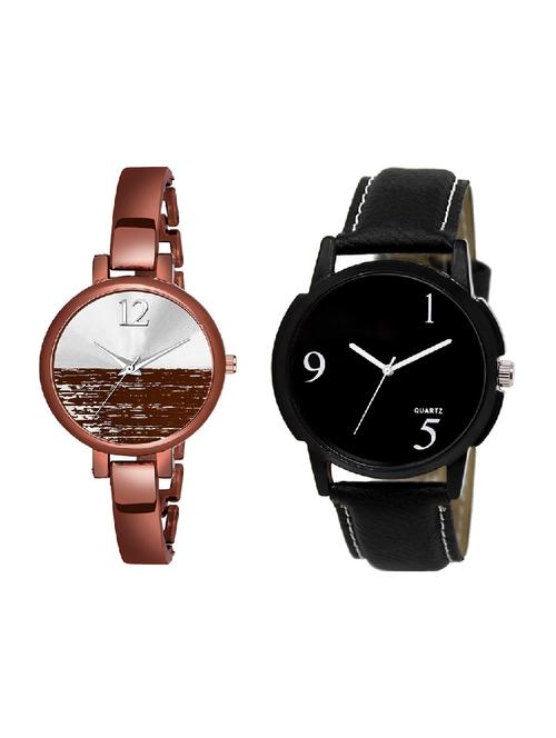 adk lk-06-ad-23 black & brown color dial formen & girls - 16778343 - Very Small Image - 1