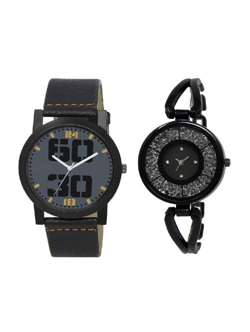 adk lk-211-47 black color dial forgirls & men - 16778381 - Very Small Image - 1