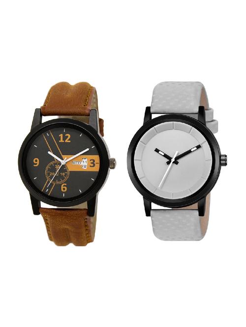 adk dd-01-mt-gkt brown & grey color dial formen - 16778426 - Very Small Image - 1