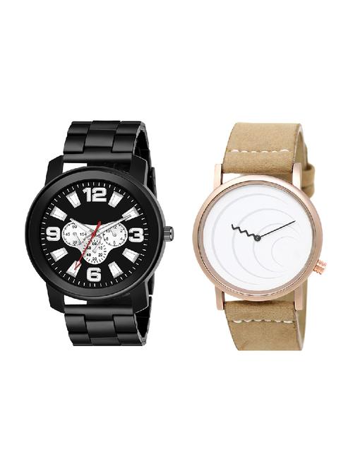 adk lk-38-ad-12 beige & black color dial formen - 16778465 - Very Small Image - 1