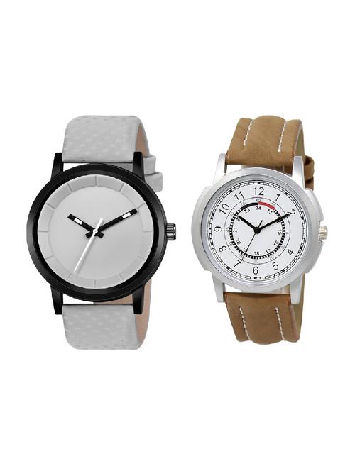 adk lk-17-mt-gkt brown & grey color dial formen - 16778478 - Very Small Image - 1