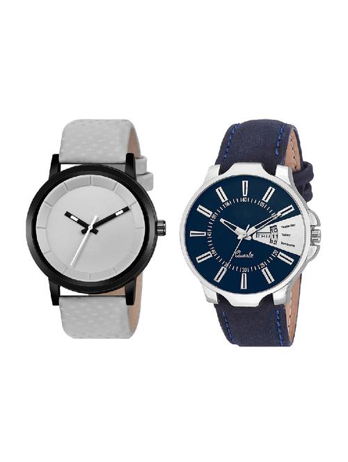 adk lk-23-mt-gkt blue & grey color dial formen - 16778490 - Very Small Image - 1