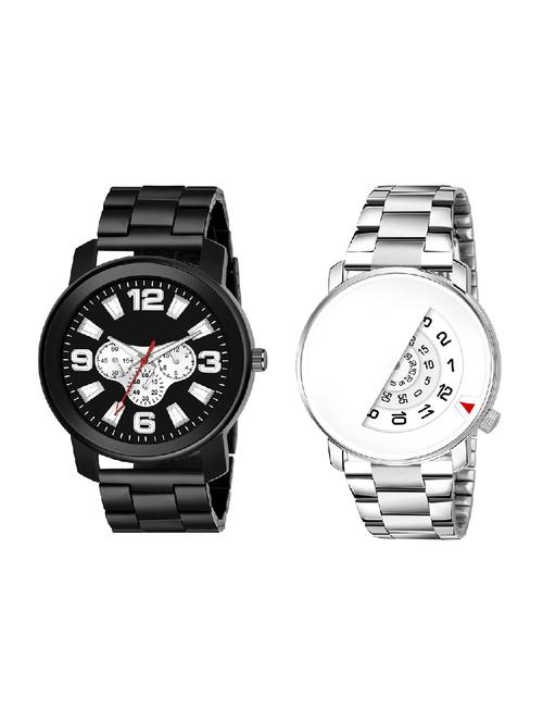 adk lk-106-ad-12 silver & black color dial formen - 16778497 - Very Small Image - 1