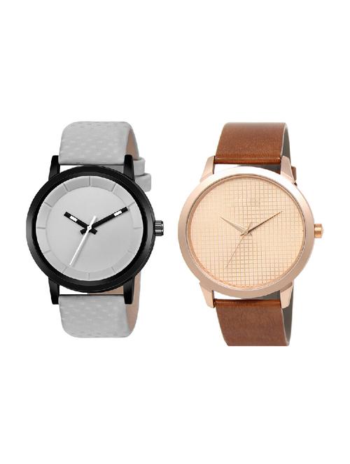 adk lk-34-mt-gkt brown & grey color dial formen - 16778512 - Very Small Image - 1