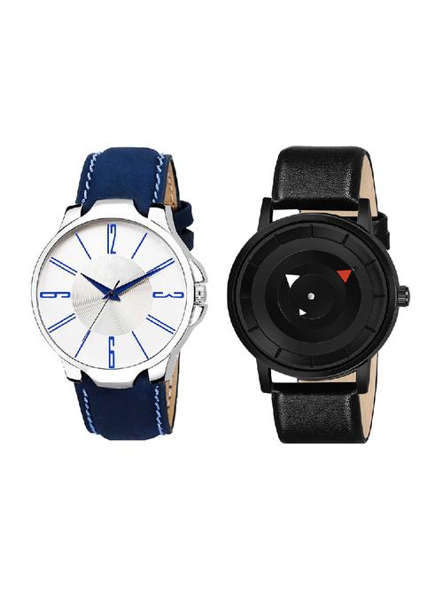 adk ad-09-mt-06 blue & black color dial formen & boys - 16778513 - Very Small Image - 1