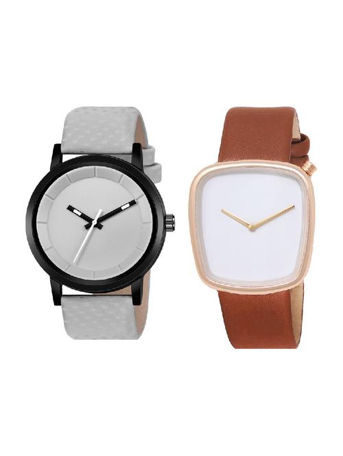 adk lk-40-mt-gkt brown & grey color dial formen - 16778522 - Very Small Image - 1