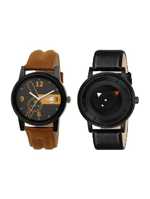 adk dd-01-mt-06 brown & black color dial formen & boys - 16778525 - Very Small Image - 1