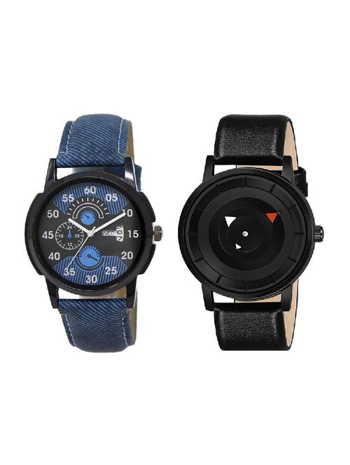 adk dd-02-mt-06 blue & black color dial formen & boys - 16778527 - Very Small Image - 1