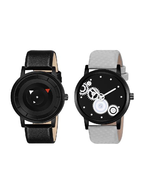 adk mt-08-06 grey & black color dial formen & boys - 16778537 - Very Small Image - 1