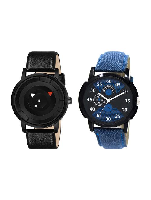 adk lk-02-mt-06 blue & black color dial formen & boys - 16778543 - Very Small Image - 1