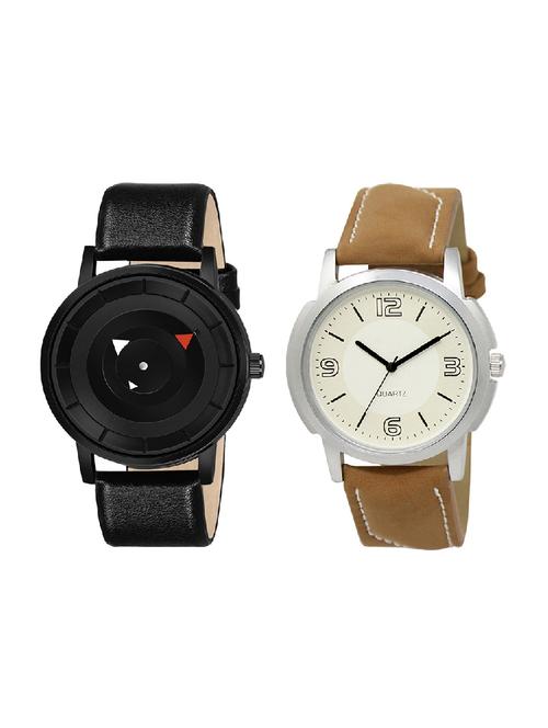 adk lk-16-mt-06 brown & black color dial formen & boys - 16778559 - Very Small Image - 1