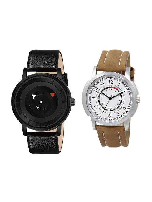 adk lk-17-mt-06 brown & black color dial formen & boys - 16778561 - Very Small Image - 1