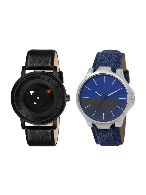adk lk-24-mt-06 blue & black color dial formen & boys - 16778571 - Very Small Image - 1