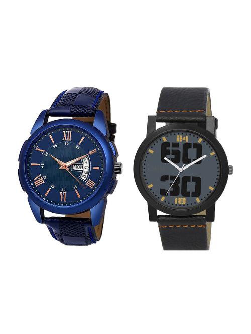 adk jg-01-lk-47 blue & black color dial formen - 16778574 - Very Small Image - 1