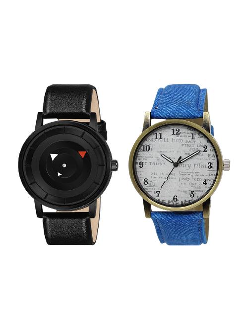 adk lk-28-mt-06 blue & black color dial formen & boys - 16778575 - Very Small Image - 1