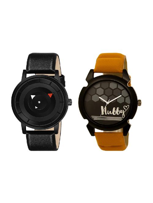 adk lk-32-mt-06 orange & black color dial formen & boys - 16778581 - Very Small Image - 1
