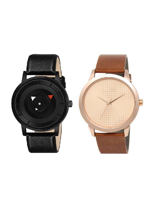 adk lk-34-mt-06 brown & black color dial formen & boys - 16778585 - Very Small Image - 1