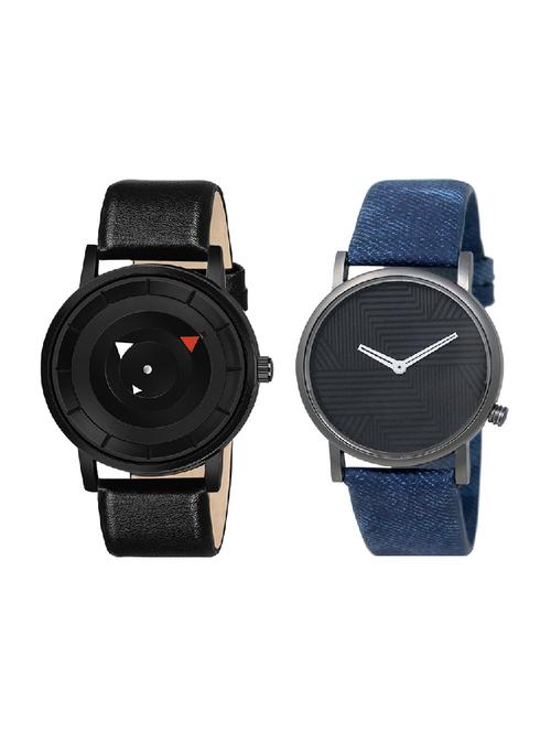 adk lk-35-mt-06 blue & black color dial formen & boys - 16778587 - Very Small Image - 1