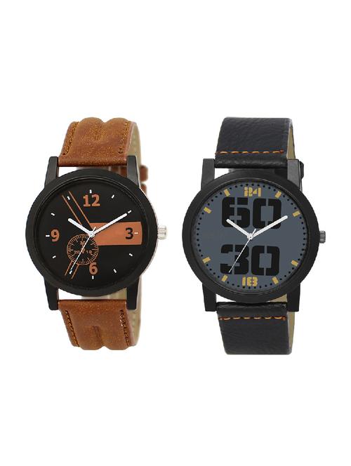 adk lk-01-47 brown & black color dial formen - 16778596 - Very Small Image - 1