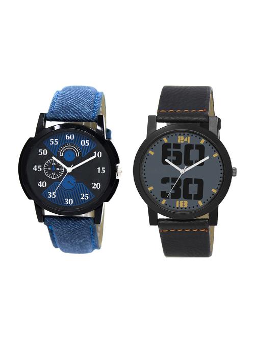 adk lk-02-47 blue & black color dial formen - 16778598 - Very Small Image - 1