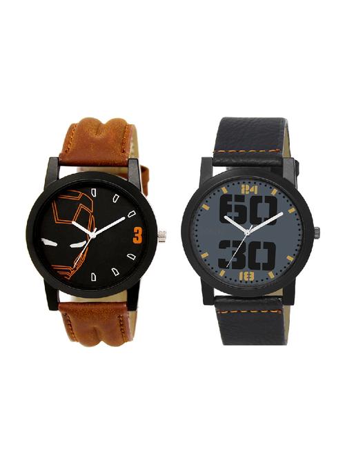 adk lk-04-47 brown & black color dial formen - 16778600 - Very Small Image - 1