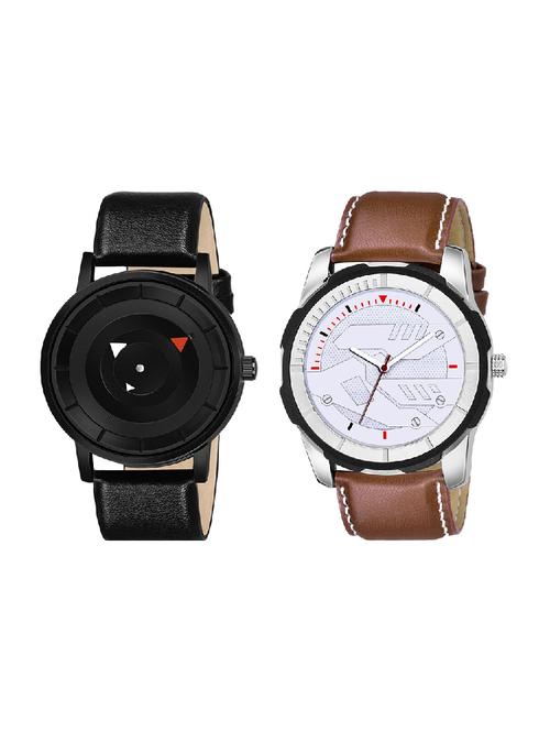 adk lk-45-mt-06 brown & black color dial formen & boys - 16778605 - Very Small Image - 1