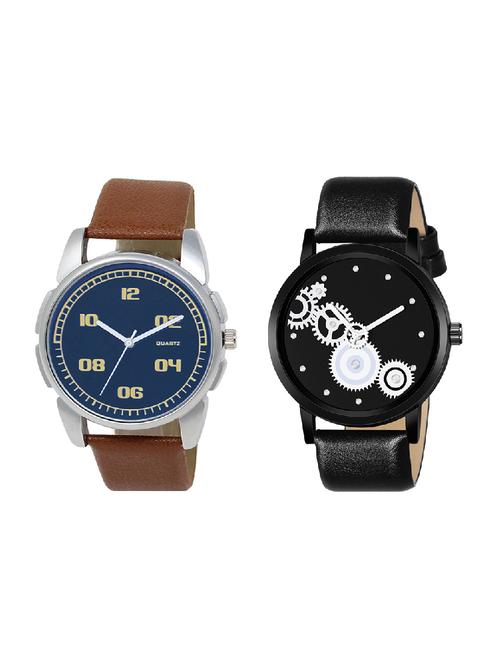 adk ad-01-mt-07 brown & black color dial formen & boys - 16778625 - Very Small Image - 1