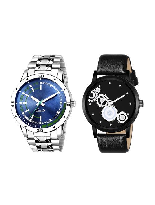 adk ad-05-mt-07 silver & black color dial formen & boys - 16778629 - Very Small Image - 1