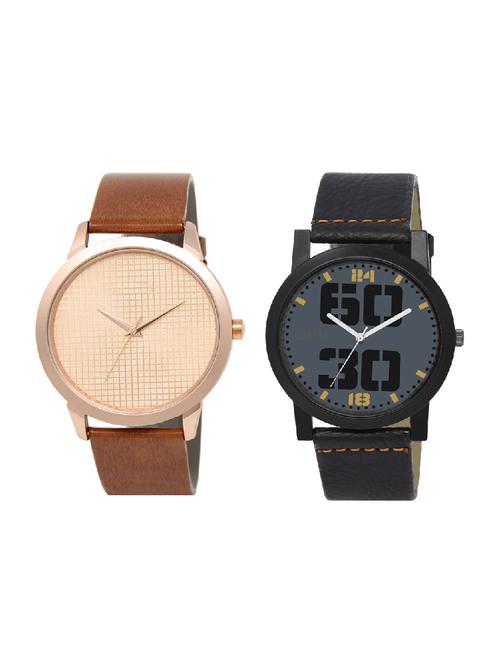 adk lk-34-47 brown & black color dial formen - 16778640 - Very Small Image - 1