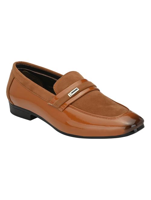 tan patent leather slip ons - 16779057 - Very Small Image - 1