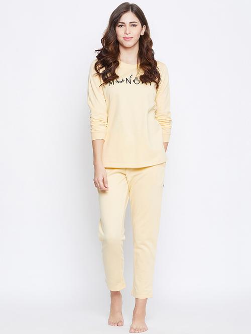 crew neck quirky print pyjama set - 16780478 - Very Small Image - 1