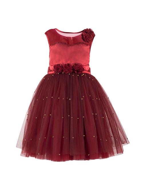 red net party frock - 16780620 - Very Small Image - 1