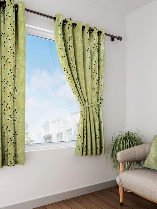 long size embroidery semi share window curtains - 16782155 - Very Small Image - 1