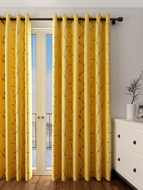 long size embroidery semi share door curtains - 16782161 - Very Small Image - 1