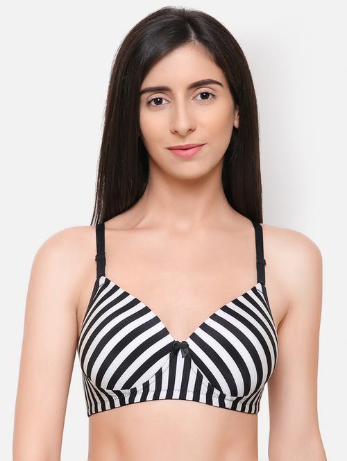 detachable strap striped t-shirt bra - 16782594 - Very Small Image - 1