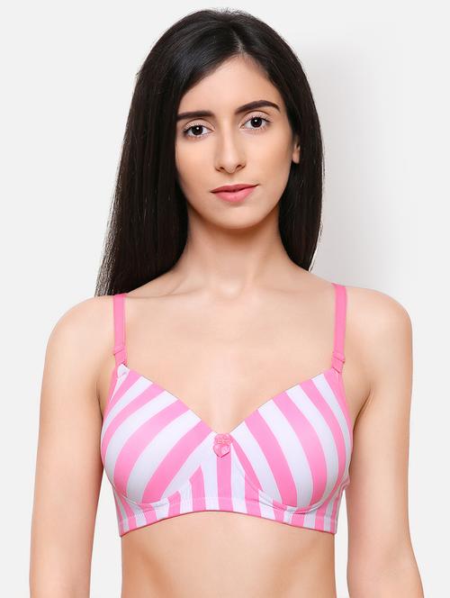 detachable strap striped t-shirt bra - 16782595 - Very Small Image - 1
