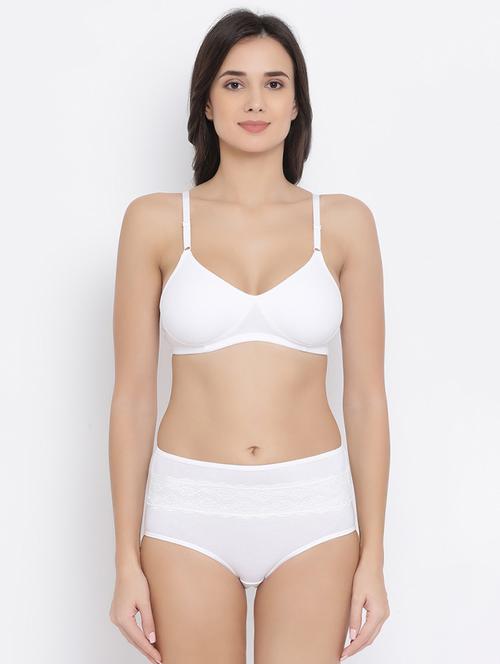 lightly padded solid bra and panty set - 16783144 - Very Small Image - 1