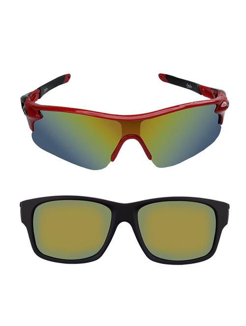 zyaden combo of 2 sunglasses combo-3787 - 16783796 - Very Small Image - 1